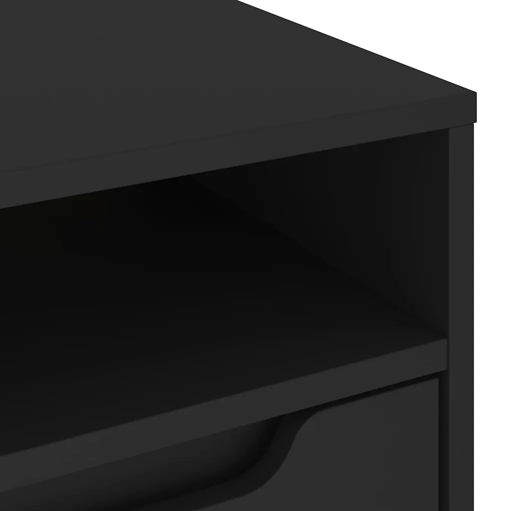 Mobile TV VISNES Nero 60x40x38 cm in Legno Multistrato