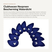 Clubhoezen 10 Stuks - Casco Acquaplastico in Neoprene - Protezione Esterna - Duraturo - Etichetta Interchangeabile - Massima Protezione - Casco per Capelli