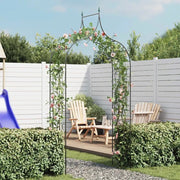 Arco da Giardino per Piante Rampicanti Verde Scuro 40777