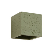 Lampada da parete QUAD cemento verde oliva