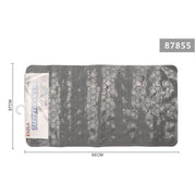 Trade Shop - Tappeto Antiscivolo Rettangolare Per Bagno Doccia Nido Ape Grigio 37x68cm 87855 -