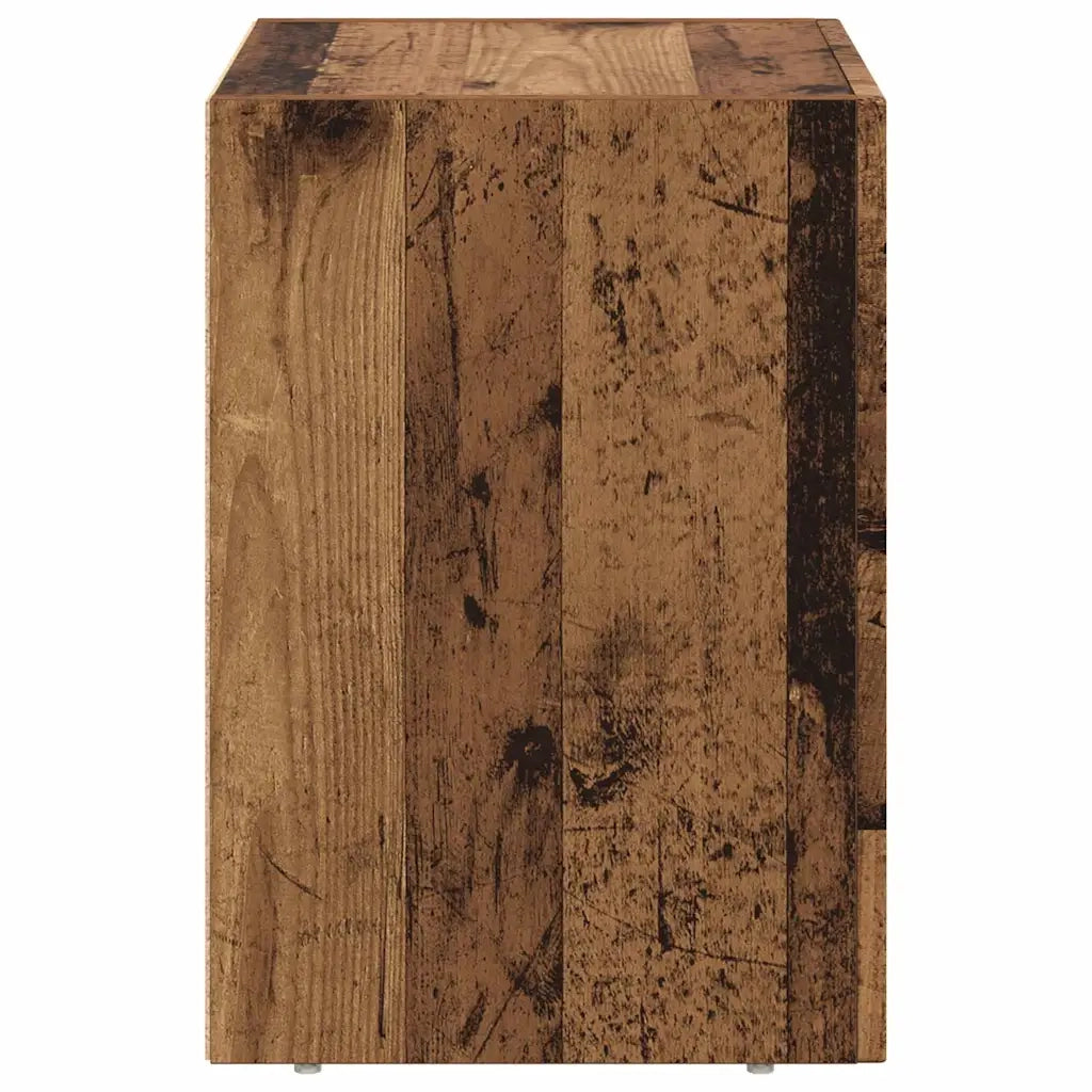 Comodino | Armadio da Notte | Mobiletto da notte Legno vecchio 40 x 35 x 50 cm Legno multistrato