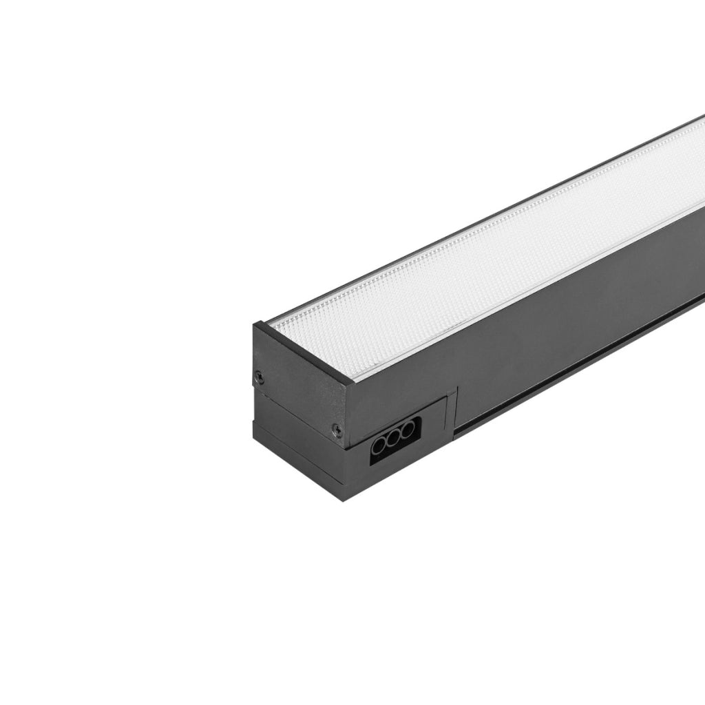 Lampada LED lineare 120 cm 50W 5000lm 5000K nera Videx
