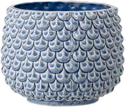 Vaso per piante da interni - ceramica blu - Ø 16,5 cm