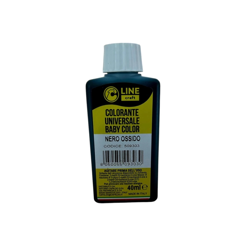COLORANTE UNIVERSALE BABY COLOR NERO OSSIDO  40ML