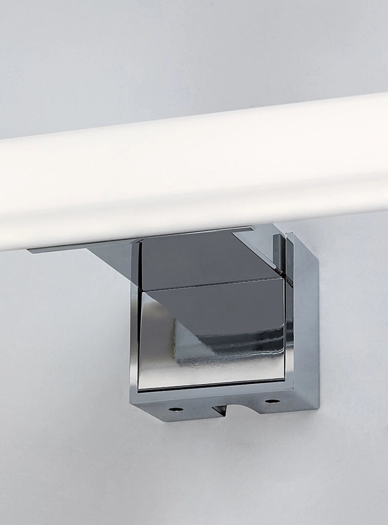 Applique bagno LED integrato Oliro cromo IP44 Rabalux