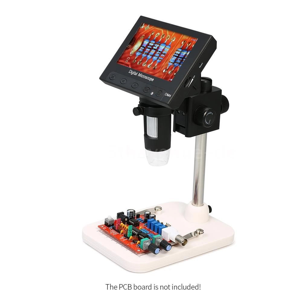 Trade Shop - Microscopio Elettronico Digitale Usb Ingrandimento Zoom 1000x Regolabile 8 Led -