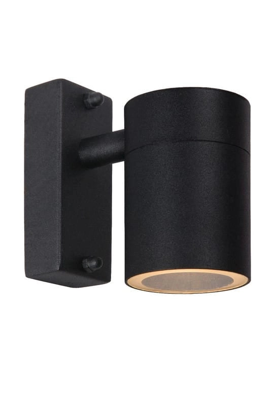 Applique esterna Lucide Arne-LED nera GU10 5W 2700K IP44