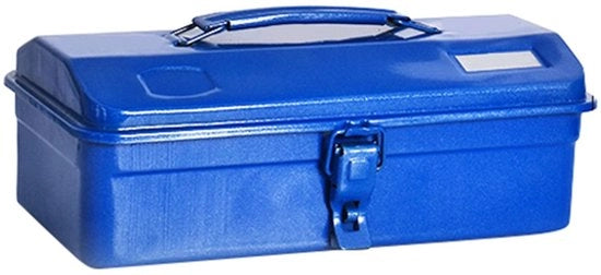 Cassa di lavoro - Costruzione robusta - Blu - Cassa di lavoro multifunzionale - Ideale per fai da te e riparazioni - Formato compatto