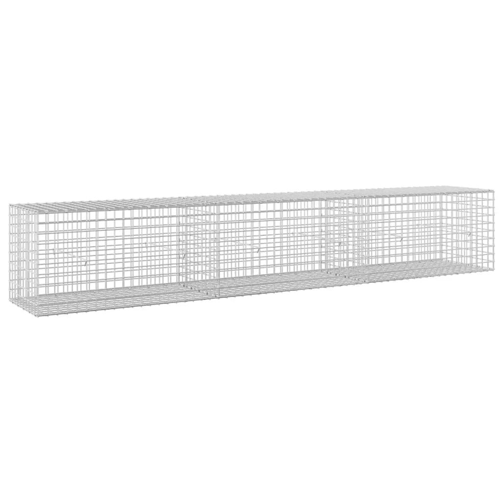 Gabione con filo da 5 mm e rete da 5x5 cm 300x50x50 cm 3464232