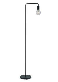 Piantana a tubo, metallo, nero, H 149 cm, Diallo