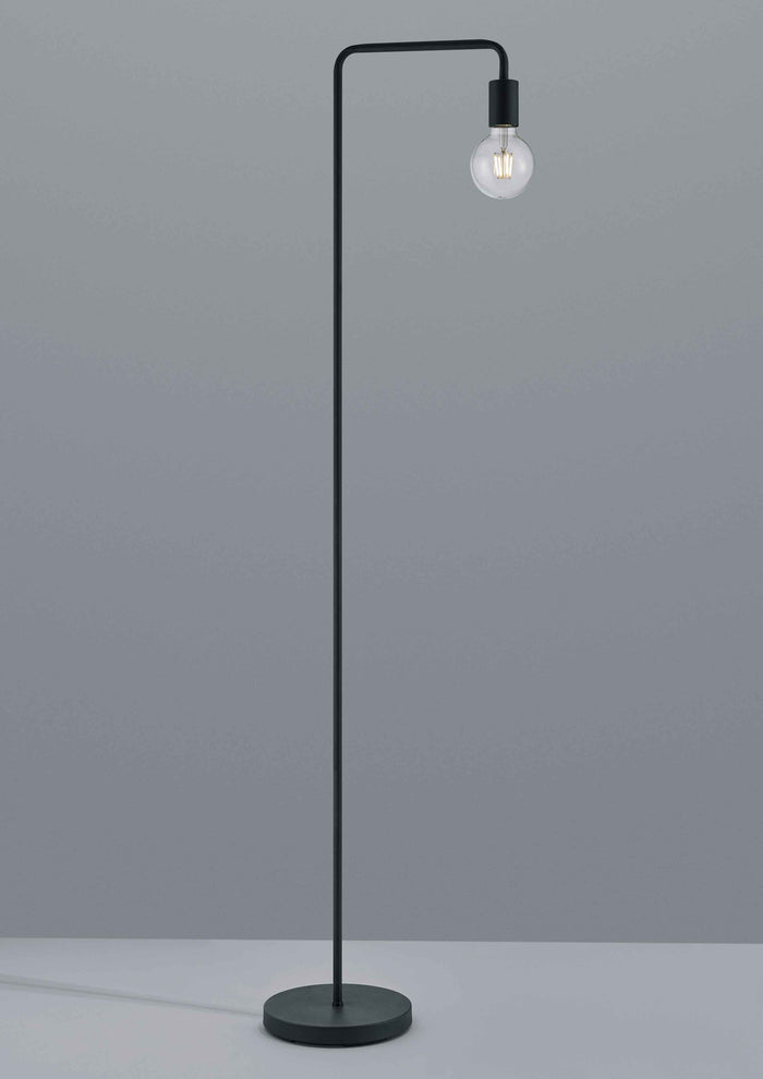 Piantana a tubo, metallo, nero, H 149 cm, Diallo