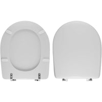 Copriwater galassia piuma dedicato, tavoletta wc in resina polie