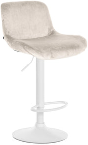 Barhocker Solon WeiЯ Samt