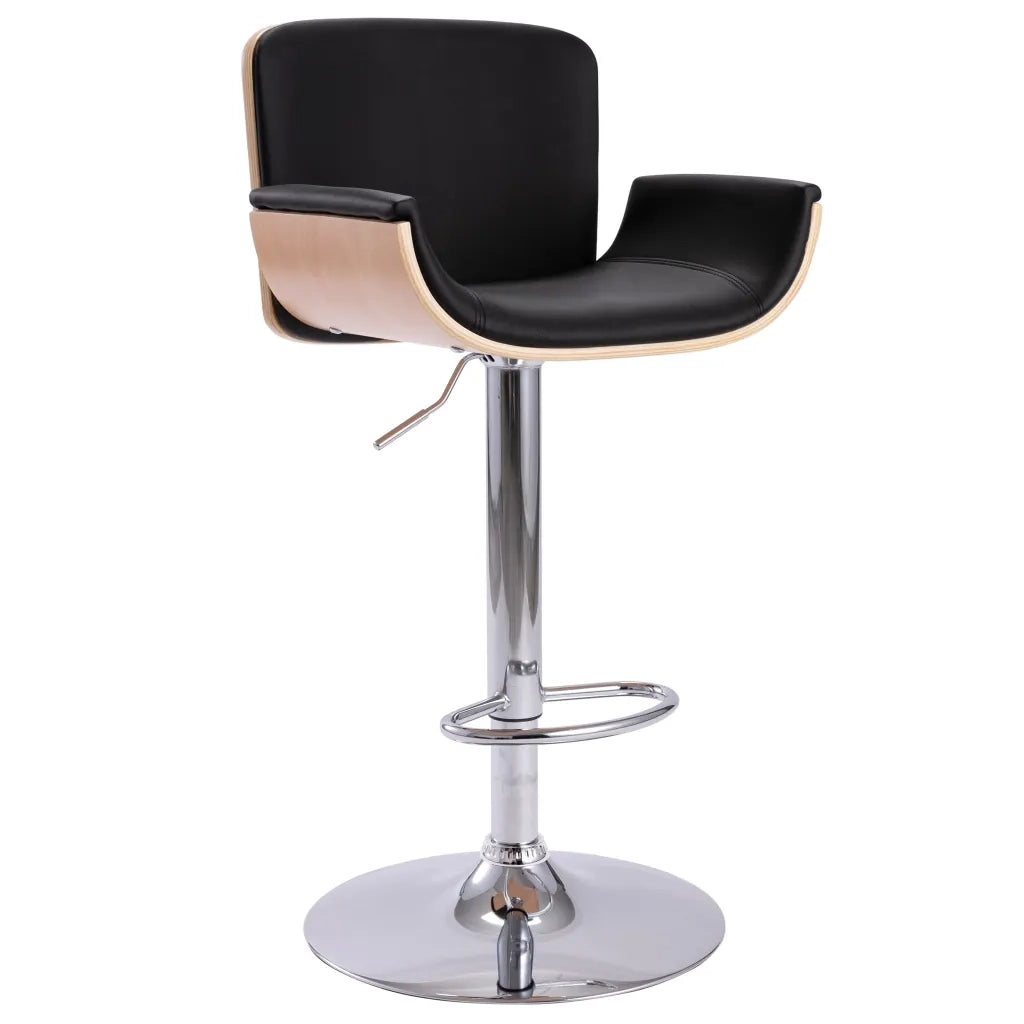 Sgabello da Bar Nero in Similpelle cod mxl 61760