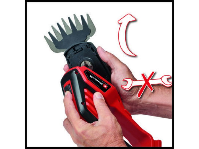 Tosasiepi Einhell GE-CG 18/100 Li T-Solo taglio 20cm senza batteria e carica