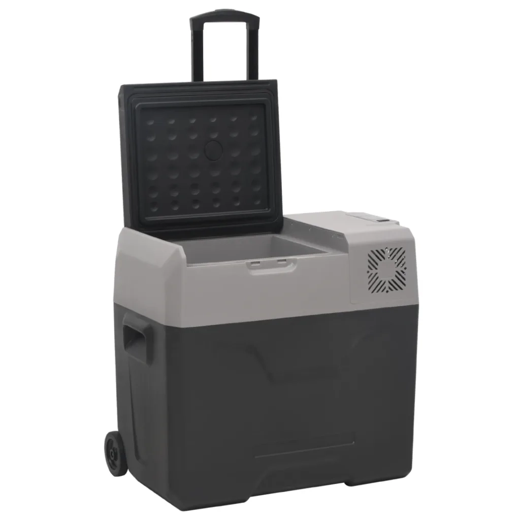Borsa Frigo con Ruote Adattatore Nera Grigia 40 L Polipropilene CFW9714882