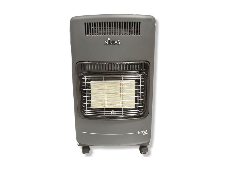 Stufa a gas Niklas Nova infrarossi 4200W 120mc colore nero