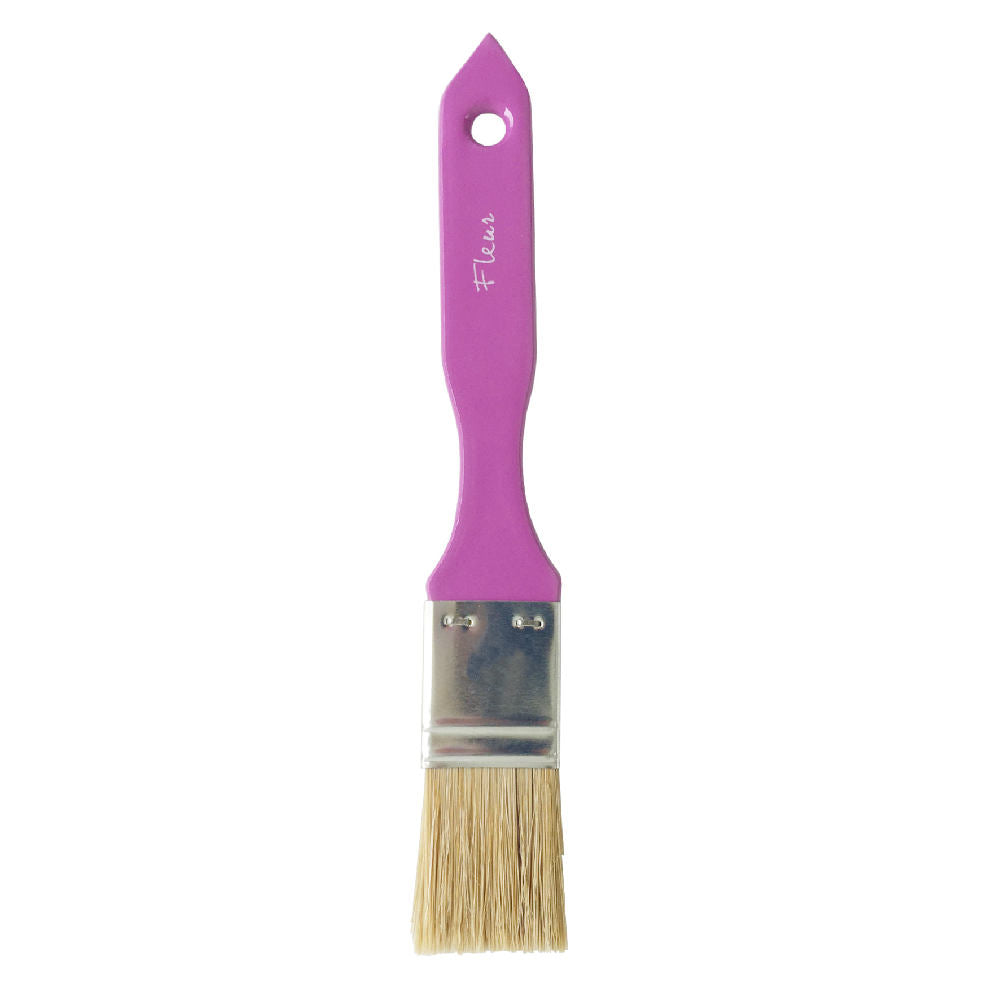 Pennello per Fondi Primer Fleur con Manico in Legno Setole Naturali Formato: N 40