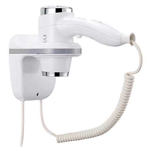 Asciugacapelli Parete Muro Hotel Cromo Phon Asciuga Capelli Bagno Albergo 1100W