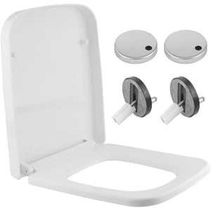 Copriwater con chiusura morbida, sedile wc facile da installare