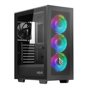 CASE ATX NOUA UTOPIA F501 BK 3 FAN ARGB