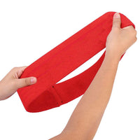 Fascia di Resistenza per Allenamento Gambe e Glutei in Nylon Rosso