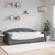 Divano Letto con Materasso Grigio Scuro 90x200 cm in Tessutocod mxl 128255