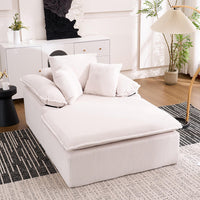 Canap¨¦ inclinable - Xylo - 46 cm - Design senza telaio, ampi braccioli