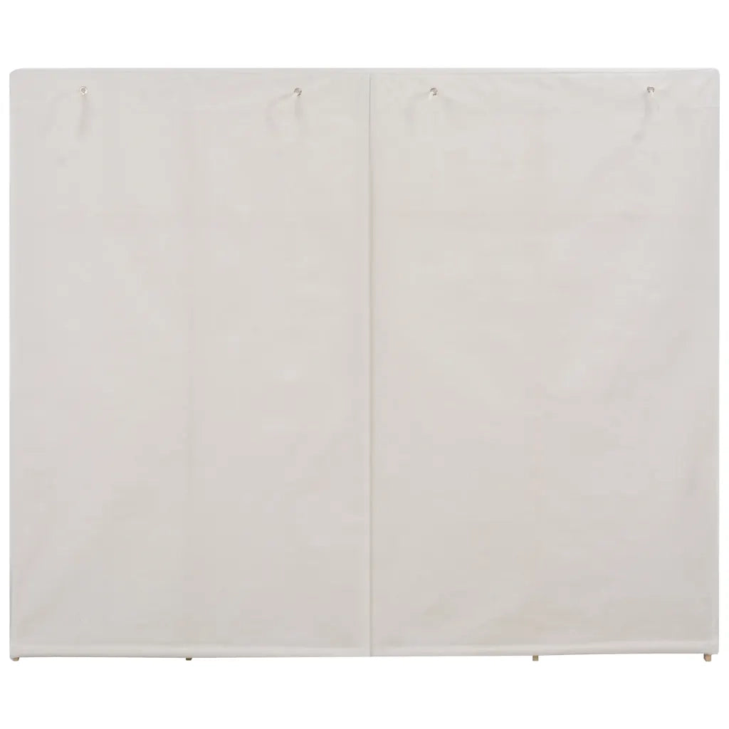 Armadio Bianco 200x40x170 cm in Tessuto cod mxl 64873
