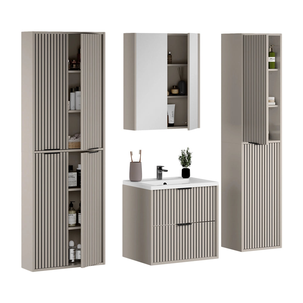 Vicco Set di mobili da bagno Cachemire 5 parti