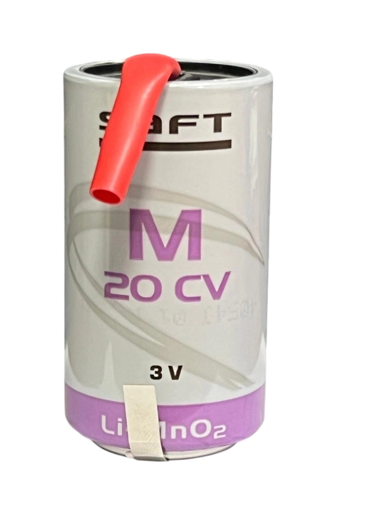 Batteria  SAFT size D torcia Li-MnO2 M20CV 3V 12,5Ah con terminali a saldare