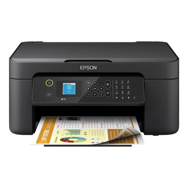 Epson workforce wf-2910dwf stampante multifunzione a4 getto d'inchiostro (stampa, scansione, copia) display lcd 3.7cm, wifi direct, airprint, 3 mesi inchiostro incluso con readyprint - C11CK64402