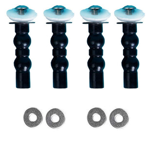 Ssyang 4 pezzi di vite per water viti fissaggi per sedile wc vit