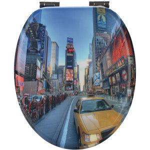 Bmot - coperchio wc con abbassamento automatico, in legno mdf, s