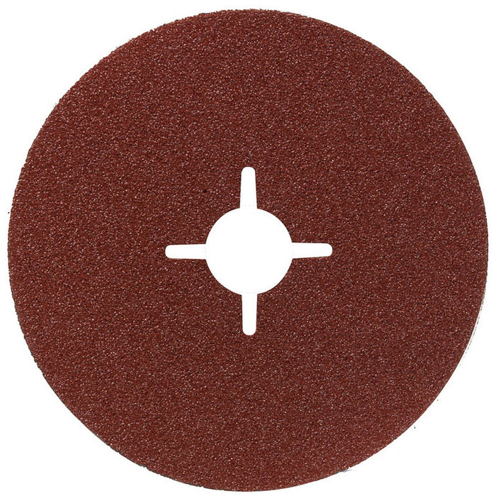 disco abrasivo in fibra ï mm. 115 - foro 22 grana  24 cod:ferx.vit22540