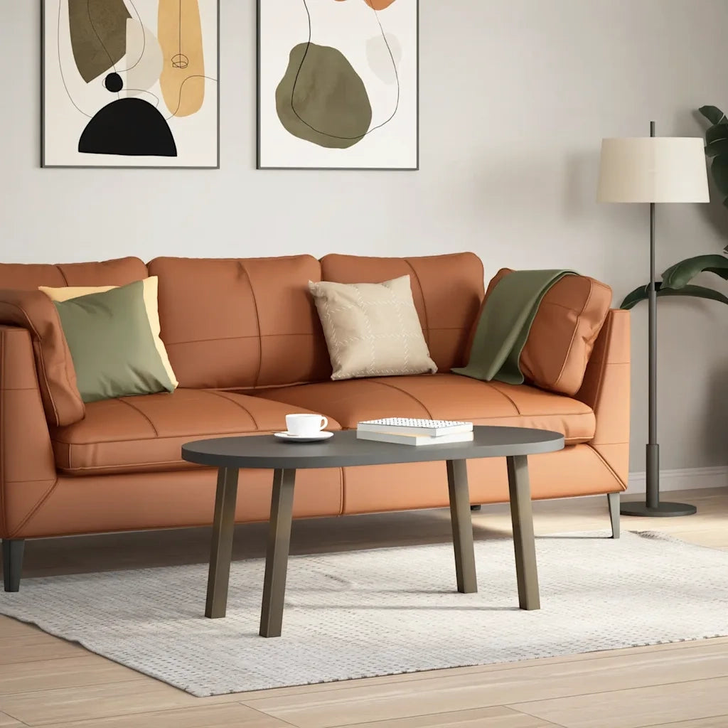 Gambe per tavolino da caffè 4 pz in acciaio naturale 42 cm Acciaio 4012491