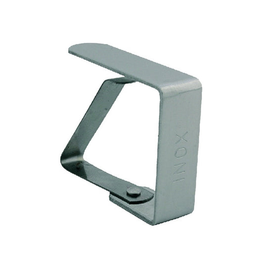 Fermatovaglia a molla 40mm acciaio inox tavolo legno plastica acciaio