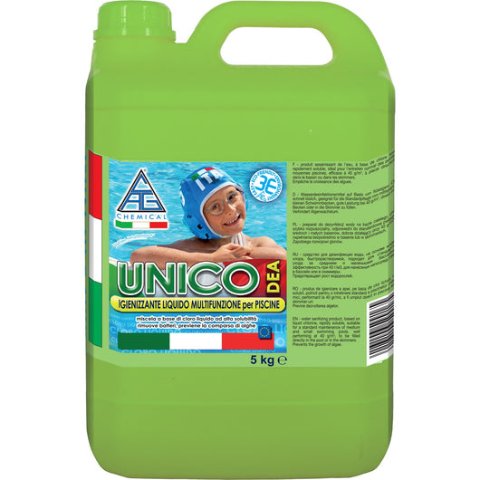 cloro liquido multifunzione per piscine kg. 5 unico cod:ferx.4083