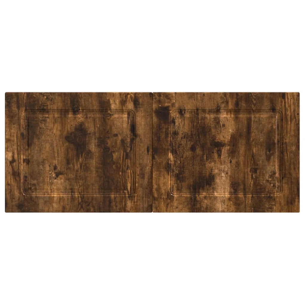 Testiera da Muro UTRECHT Rovere Fumo Legno ingegnerizzato 897850