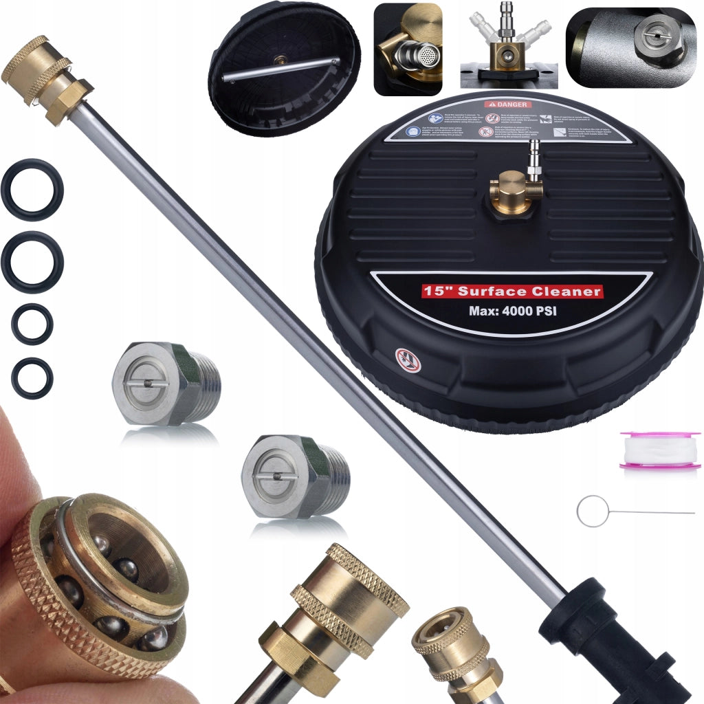 Set di Accessori per Idropulitrice compatibile con Kärcher K2–K7 – T-Racer 15" + Lancia 58 cm