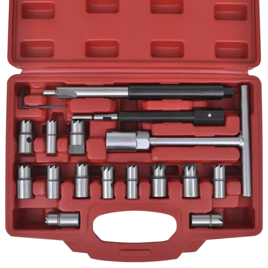 Set Fresa Iniettore Diesel 17 pz per la Seat