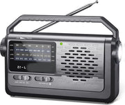 Radio a Cassa Portatile FM/AM/SW - 3W Altoparlante - Lampada da Tascabile (Piccola) - Accettabile a Batterie o Corrente Alternata