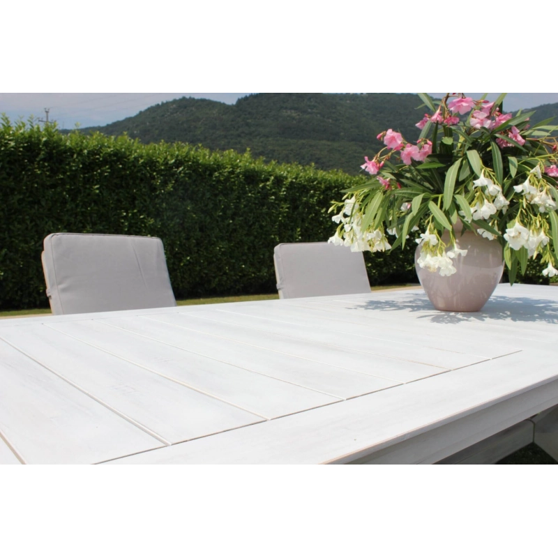 TAVOLO BALI 150/200 X 90 BIANCO