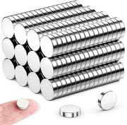 50 pezzi di magneti forti, 8 mm x 2 mm, magneti per frigorifero, magneti rotondi, magneti per lavagna magnetica, magneti per attività di fai da te, parti di montaggio