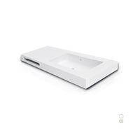 Lavabo beige 121x46 cm linea emotion serie sharp 3