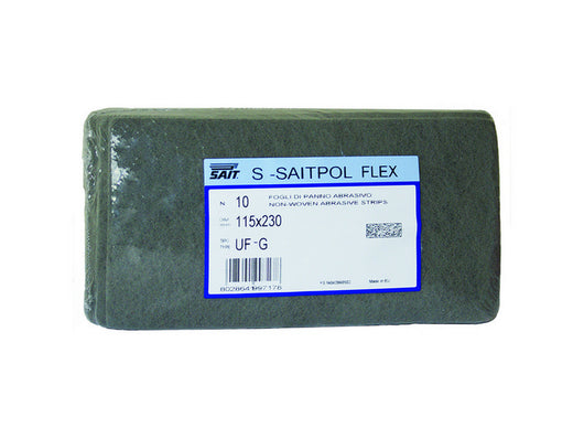 foglio abrasivo scotchbrite saitpol flex mm. 115x230. tipo uf cod:ferx.vit41061