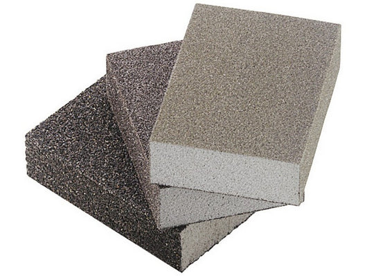 spugnetta abrasiva mm. 100x66x26 h  grana 60 cod:ferx.vit53943