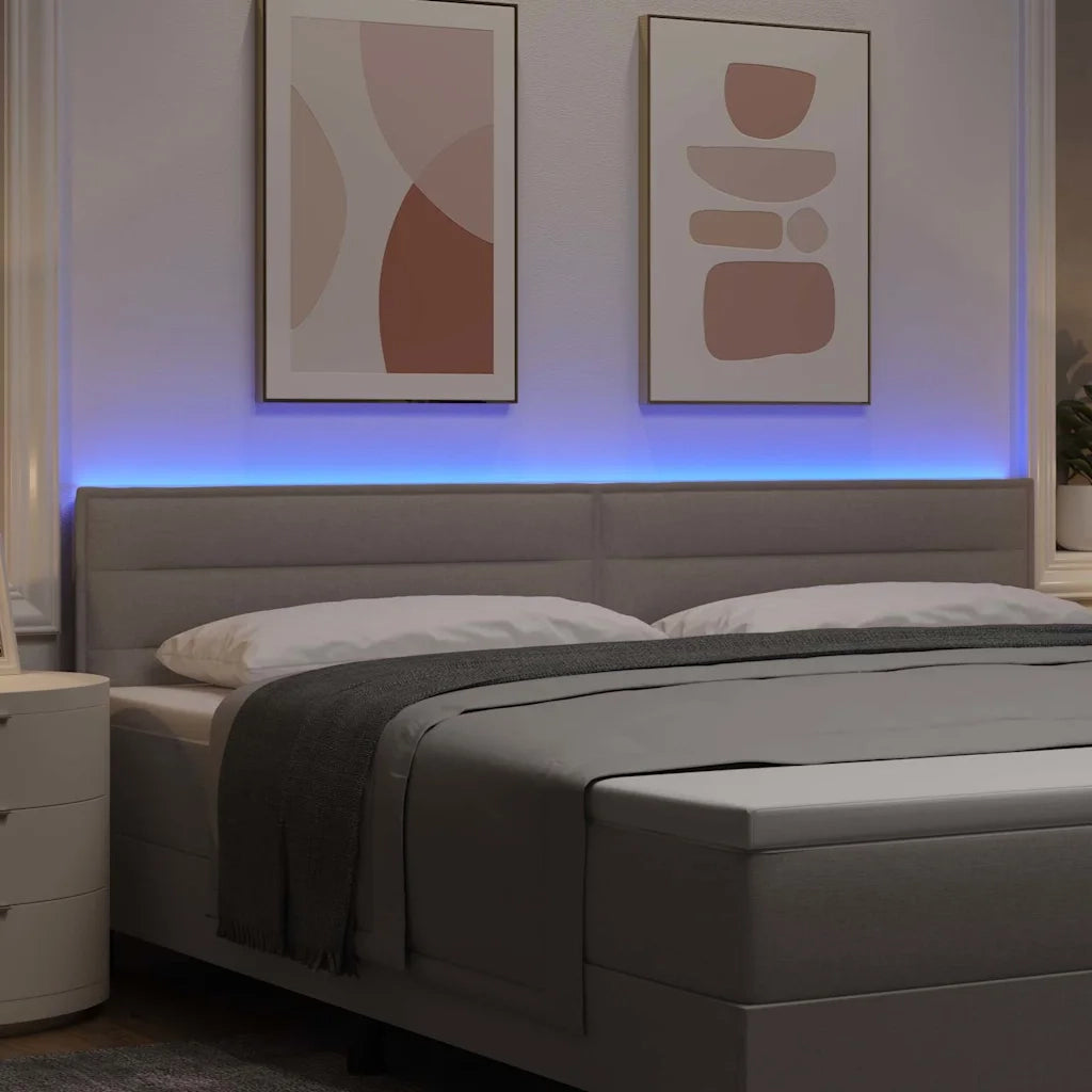 Testiera LED con strisce LED con testiera Talpa 200 cm Tessuto 3338010