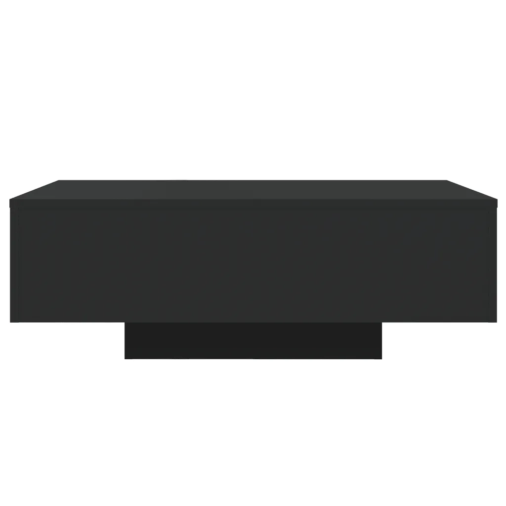 Tavolino da salotto | Tavolino da caff¨¨ | Tavolino da Soggiorno con Luci LED Nero 85x55x31 cm